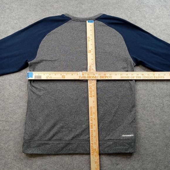 Chicago Fire Soccer Club Sweatshirt Mens Medium Gray Navy MLS Soccer Adidas - Picture 5 of 8